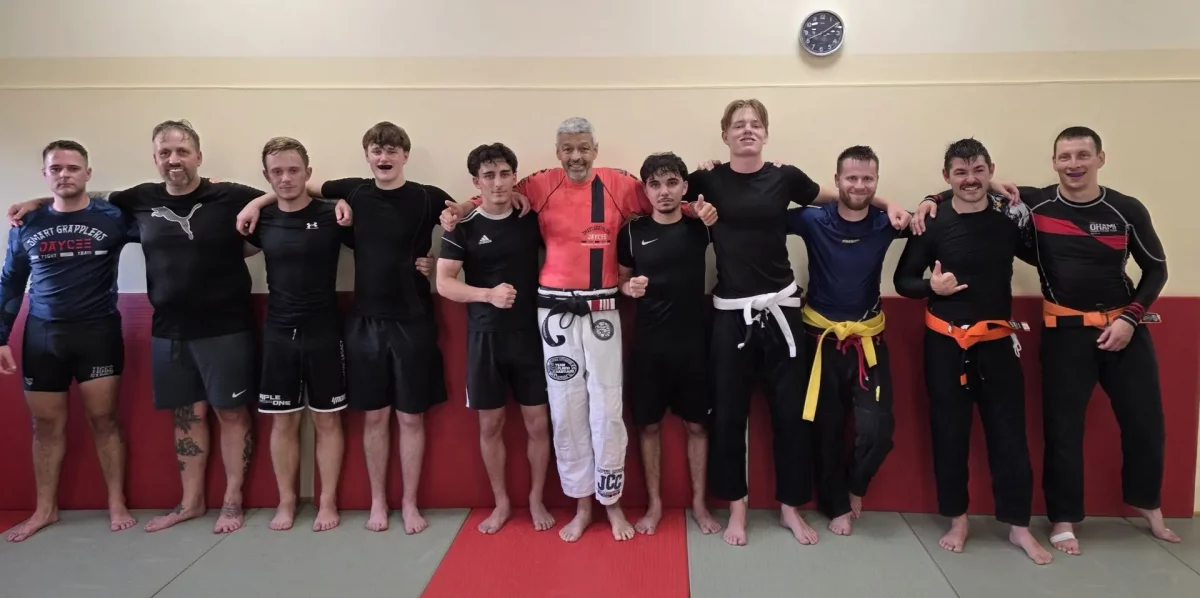 Teamfoto der Smart Grapplers Jaycee in Mülheim – Luta Livre und Grappling Gemeinschaft.